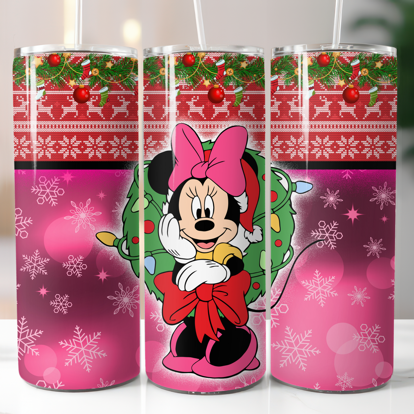 Disney Christmas, Sublimation, Ready to Print, Ready To Press, Print Out Transfer, 20 oz, Skinny Tumbler Transfer, NOT A DIGITAL