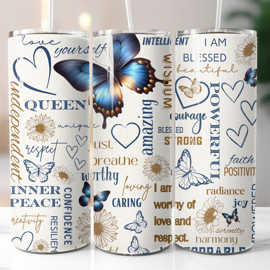 Butterfly Affirmations, Sublimation Prints