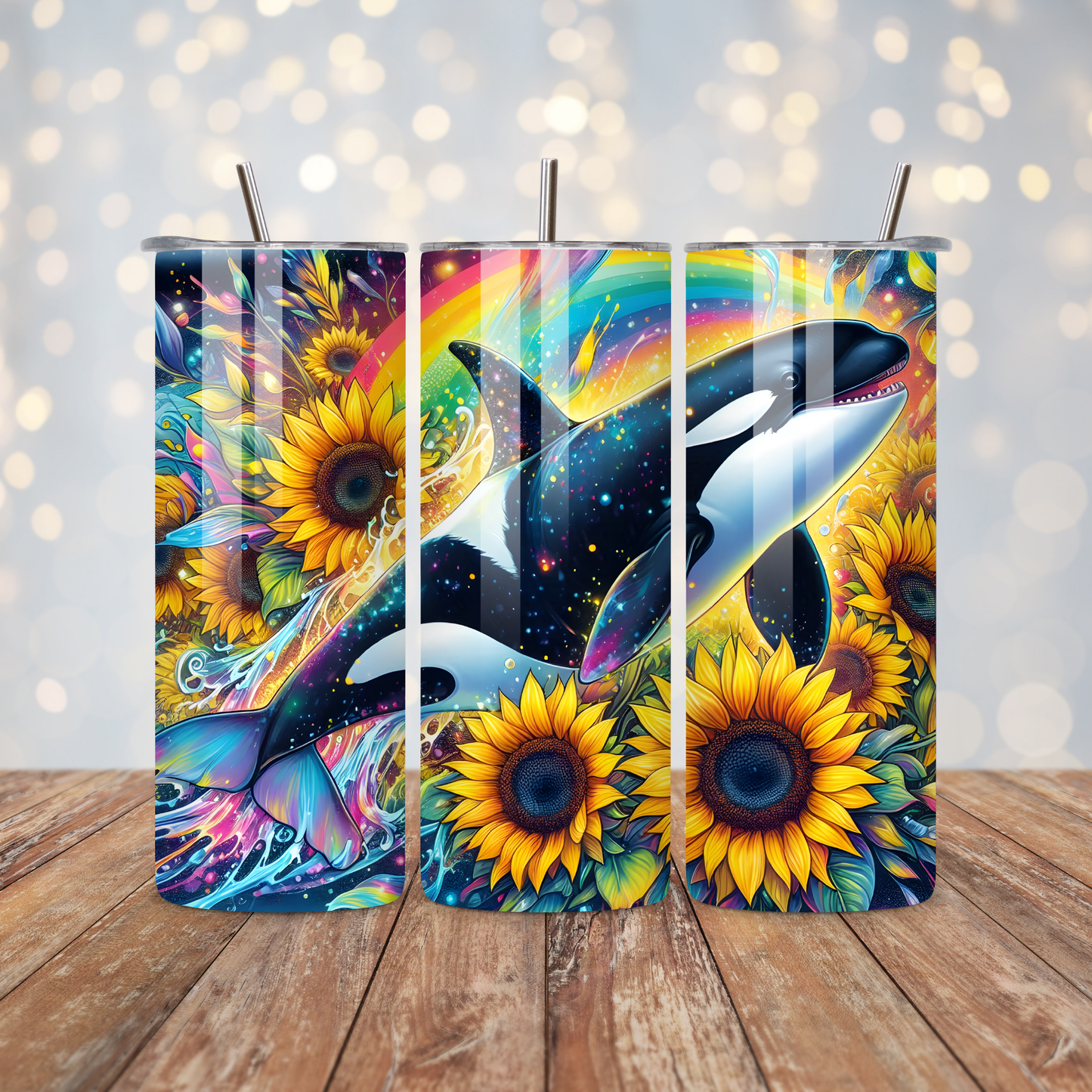 Orca Sunflower Sublimation Transfer