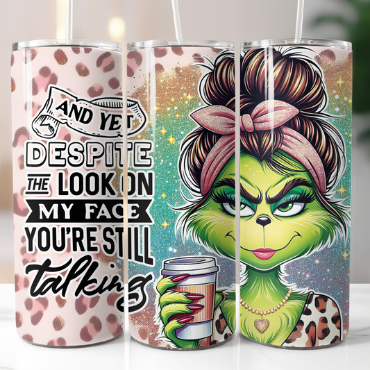 Female Grinch Despite, Sublimation Transfer