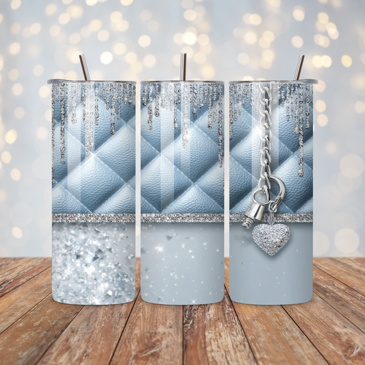 Blue Luxury Glam Sublimation Transfer