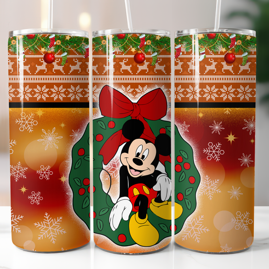 Disney Christmas, Sublimation, Ready to Print, Ready To Press, Print Out Transfer, 20 oz, Skinny Tumbler Transfer, NOT A DIGITAL