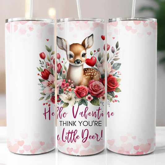 Valentine's Day Deer, Sublimation Transfer