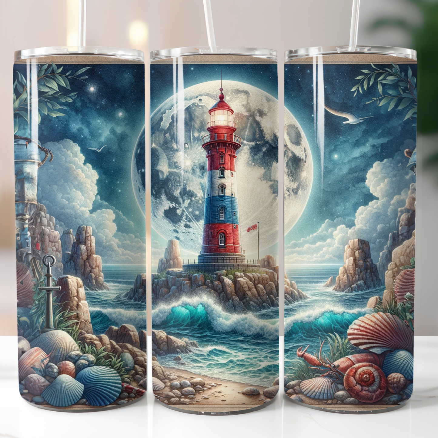 Lighthouse, Sublimation Transfer