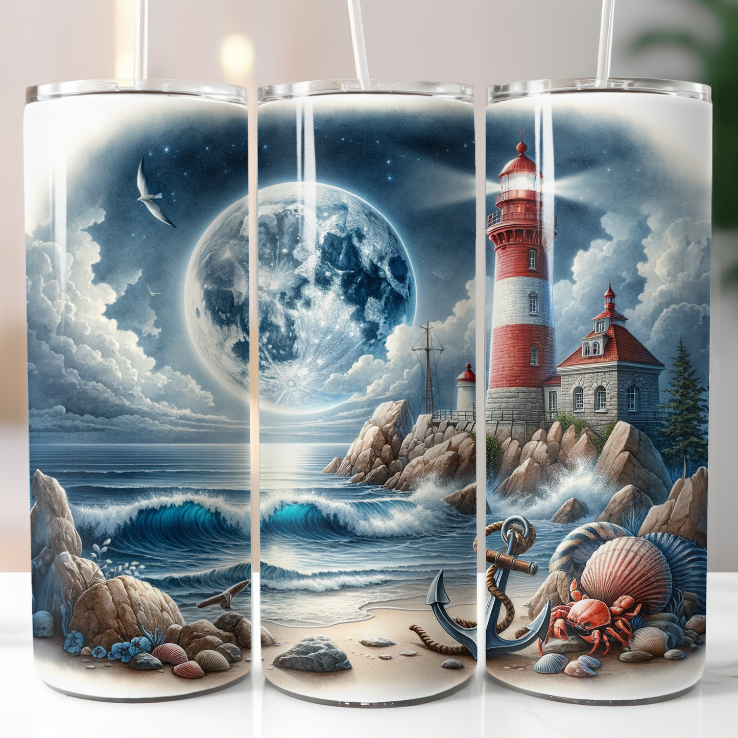 Lighthouse, Sublimation Transfer