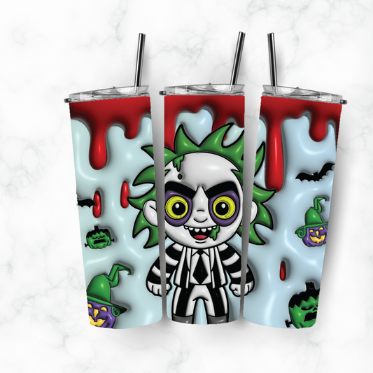 Beetlejuice, Sublimation, Ready to Print, Ready To Press, Print Out Transfer, 20 oz, Skinny Tumbler Transfer, NOT A DIGITAL