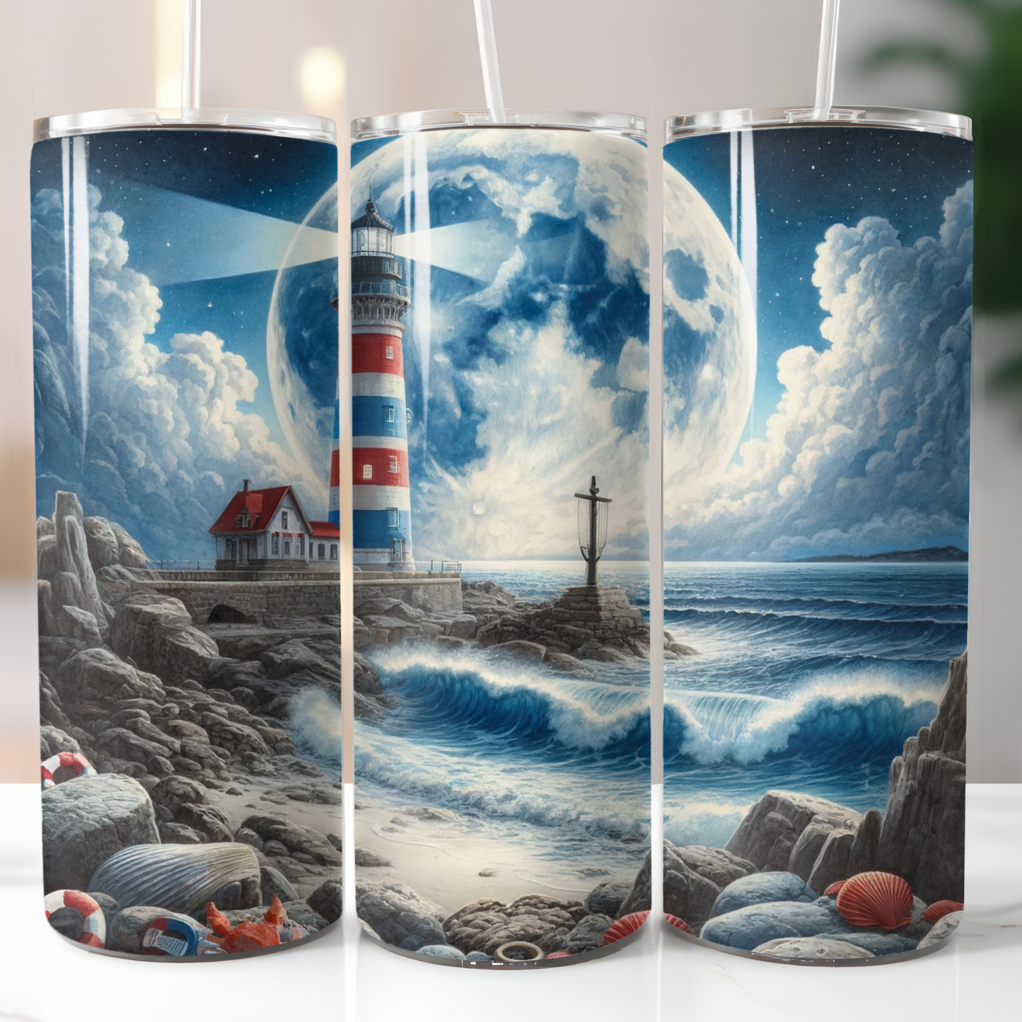 Lighthouse, Sublimation Transfer