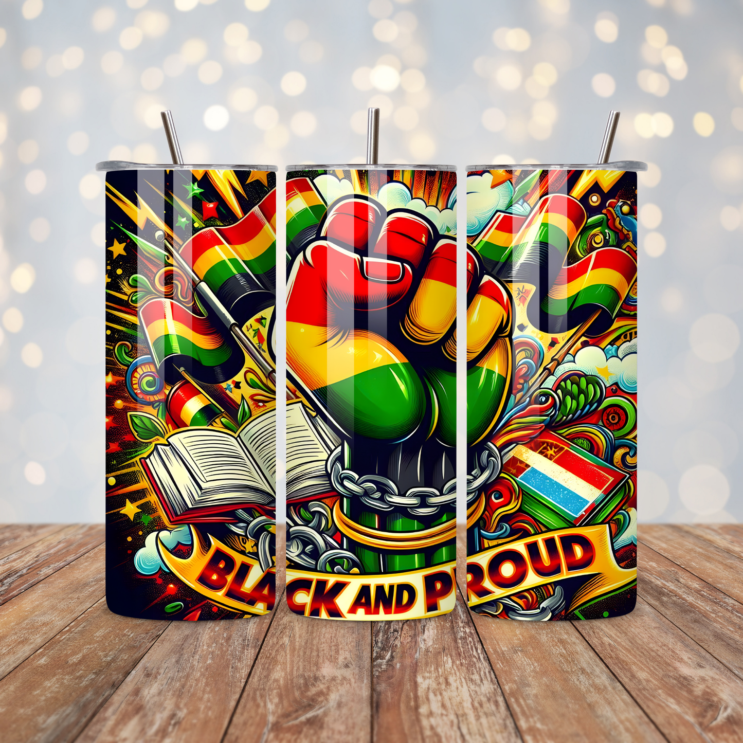 Black and Proud Sublimation Transfer