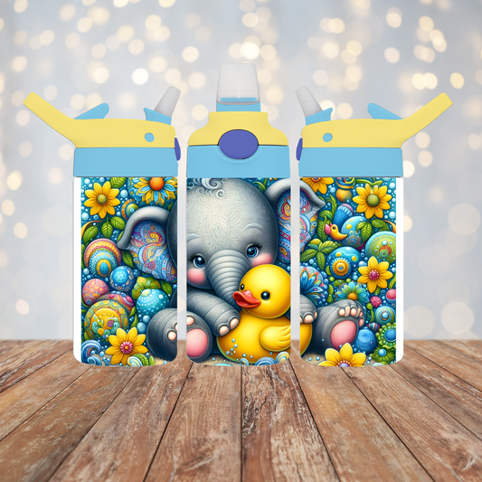 Elephant and Yellow Chick Sublimation Transfer