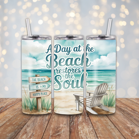 A Day At The Beach Sublimation Transfers