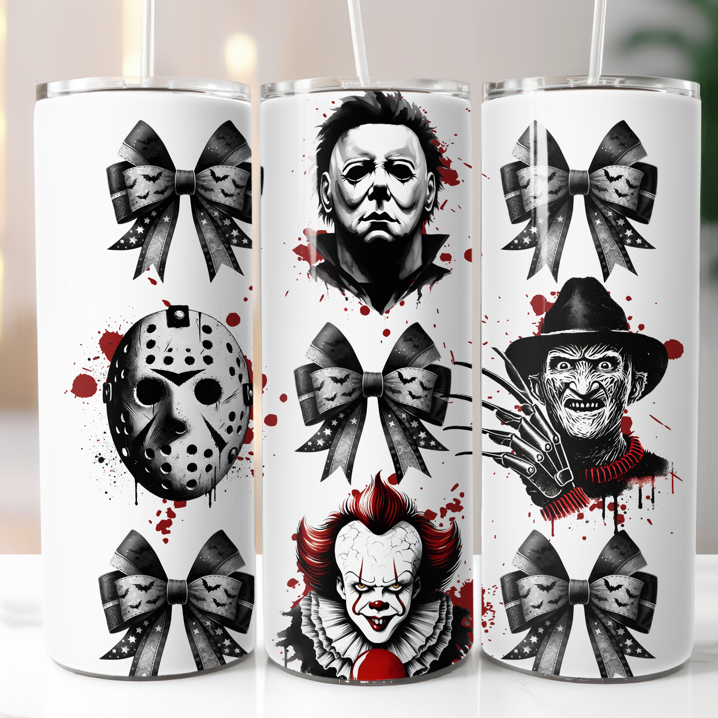 Horror Crew Black Ribbons, Sublimation Prints