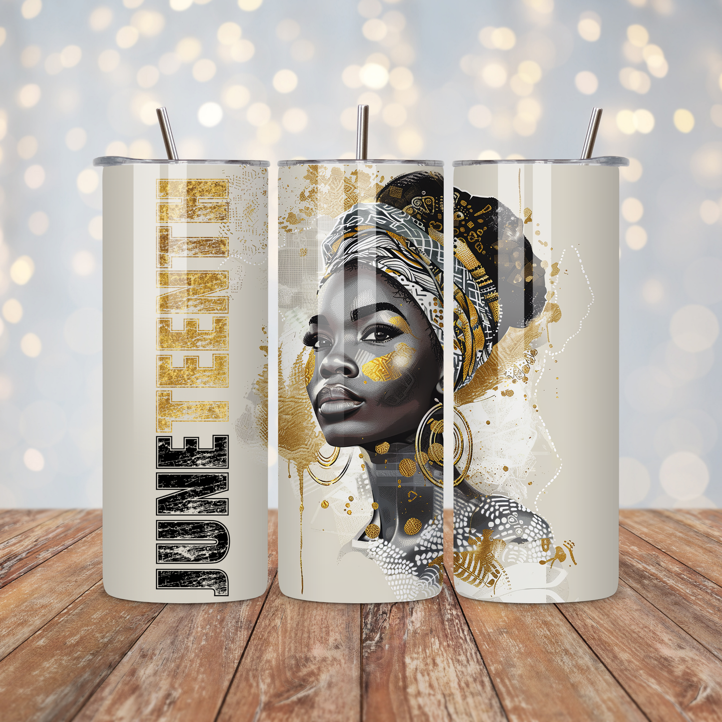 Juneteenth African Woman Sublimation Transfer