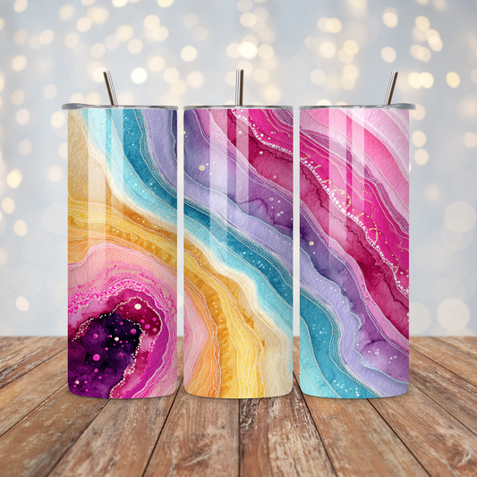 Rainbow Marble Sublimation Transfer