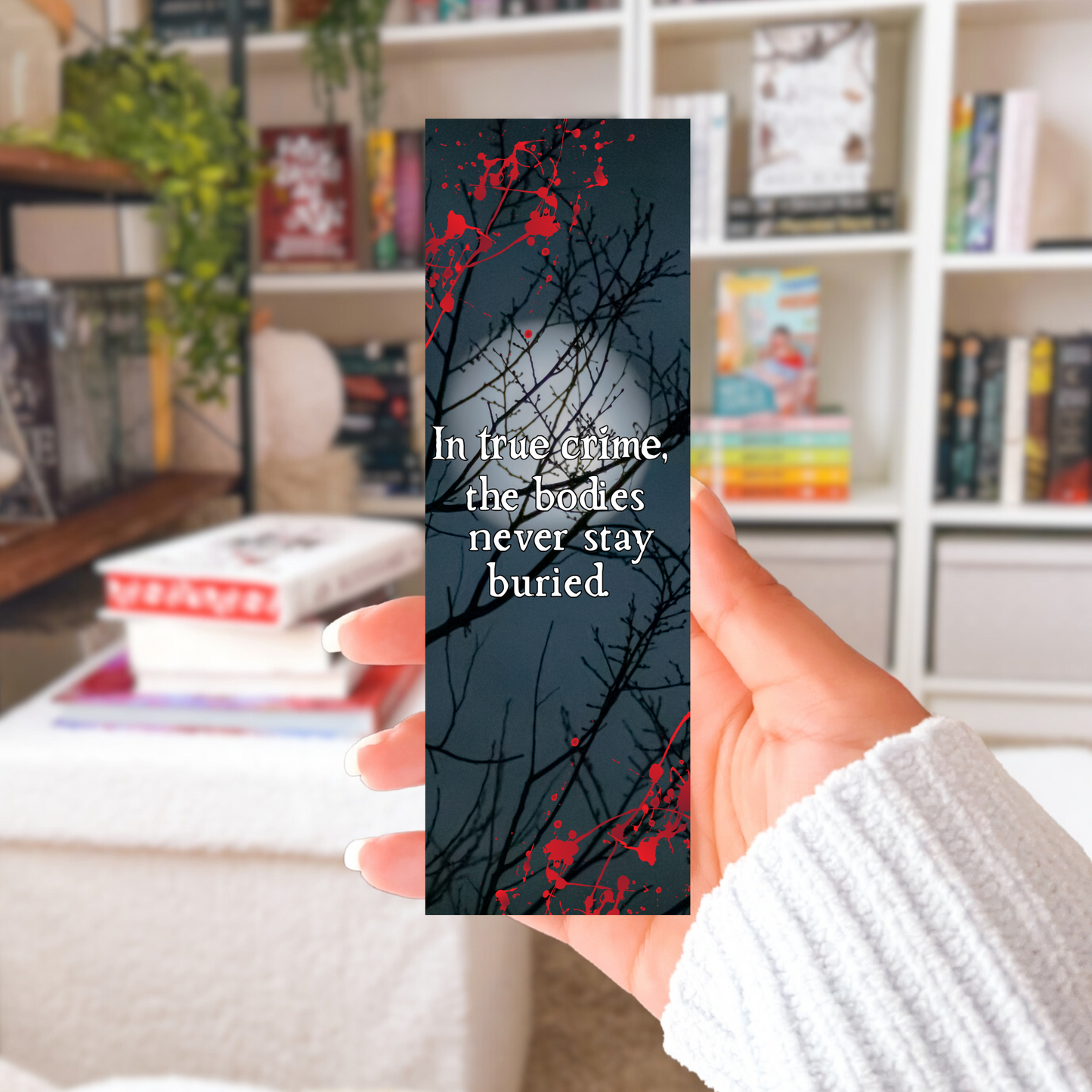 In True Crime the Bodies Bookmark Sublimation Transfers