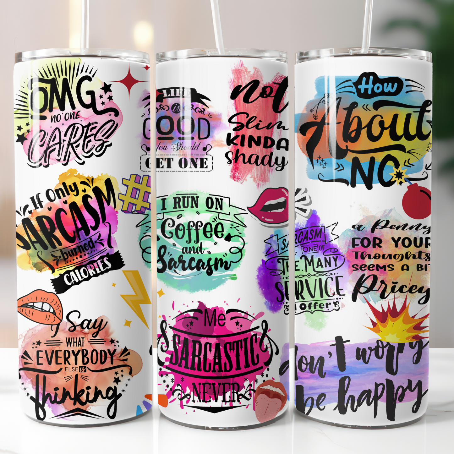 Funny Quotes Sublimation Transfers