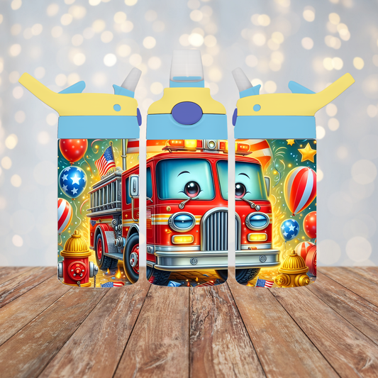 Fire Truck Sublimation Transfer