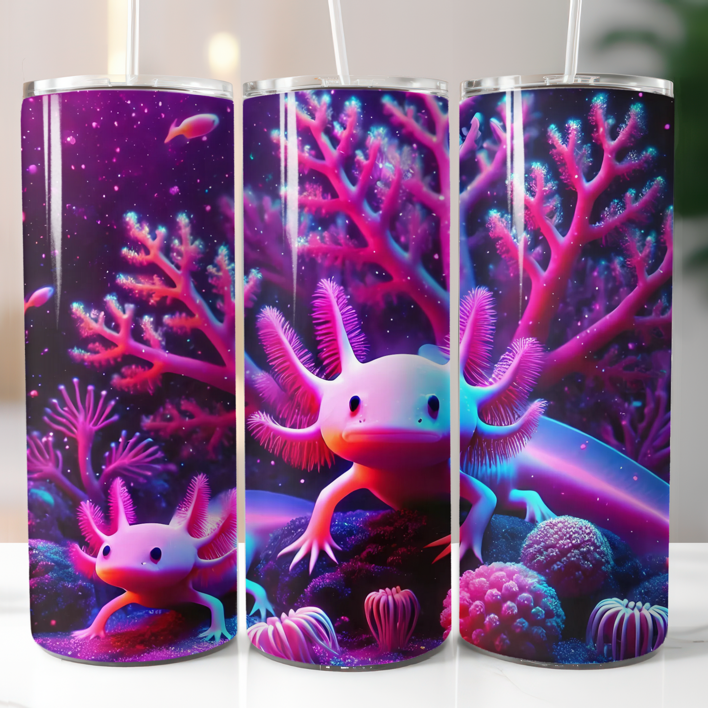 Neon Axolotl