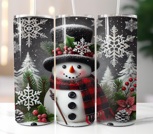 Snowman Snowflake Sublimation Transfers
