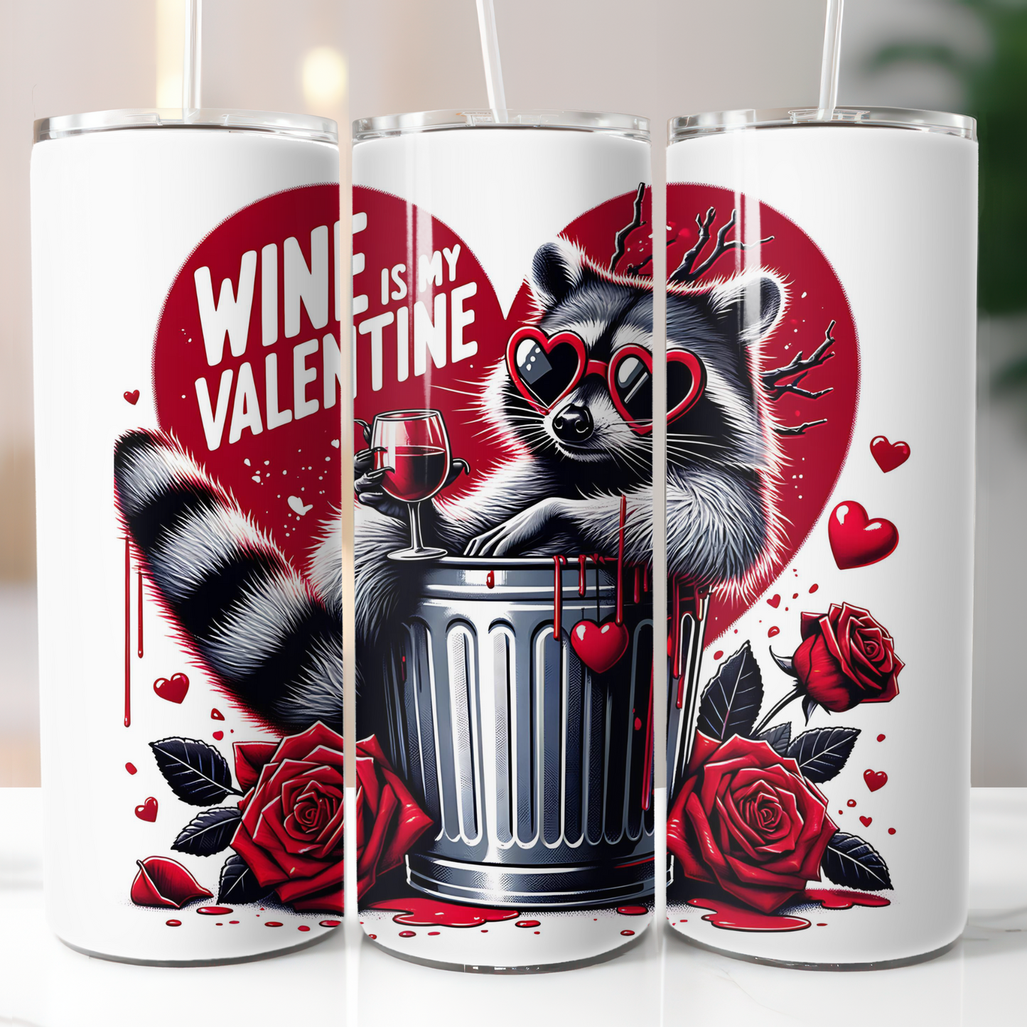 Wine Is My Valentine, Sublimation Transfer