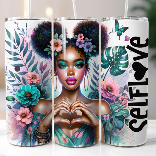 Self Love Black Woman, Sublimation Transfer