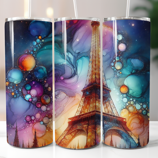 Paris Alcohol Ink