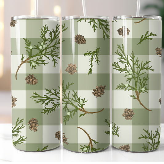 Pinecones, Sublimation, Ready to Print, Ready To Press, Print Out Transfer, 20 oz, Skinny Tumbler Transfer, NOT A DIGITAL