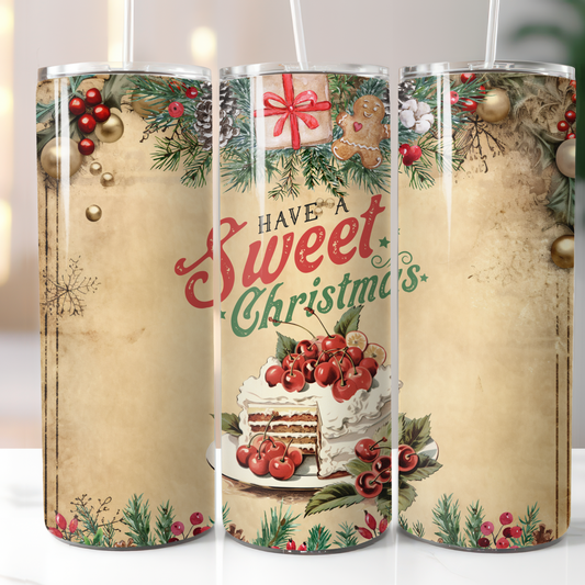 Retro Christmas, Sublimation, Ready To Press, Print Out Transfer, 20 oz, Skinny Tumbler Transfer, NOT A DIGITAL