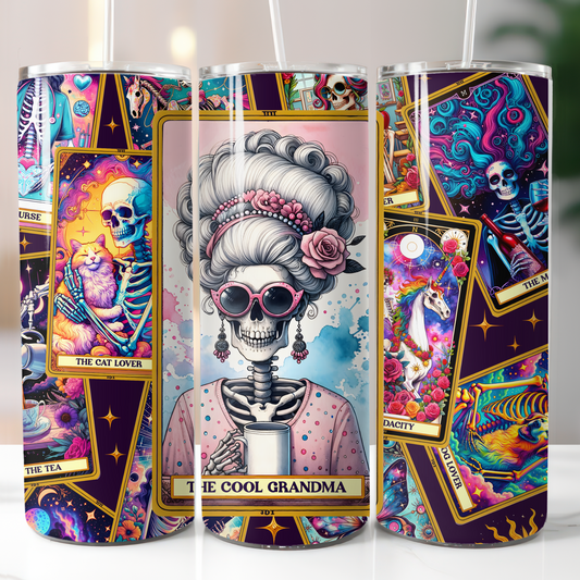 Cool Grandma Tarot Cards, Sublimation Transfer