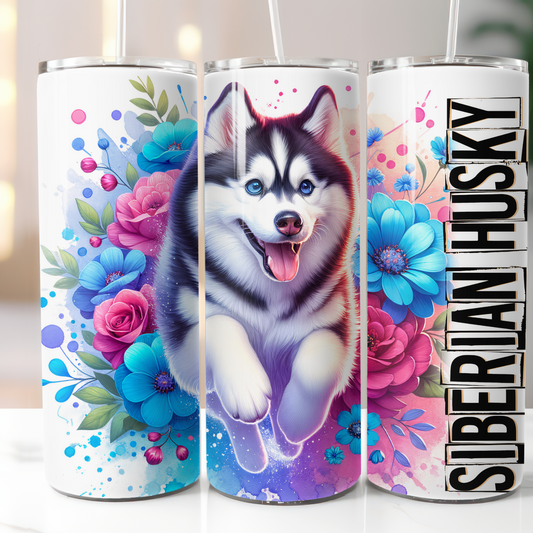 Siberian Husky, Sublimation Transfer