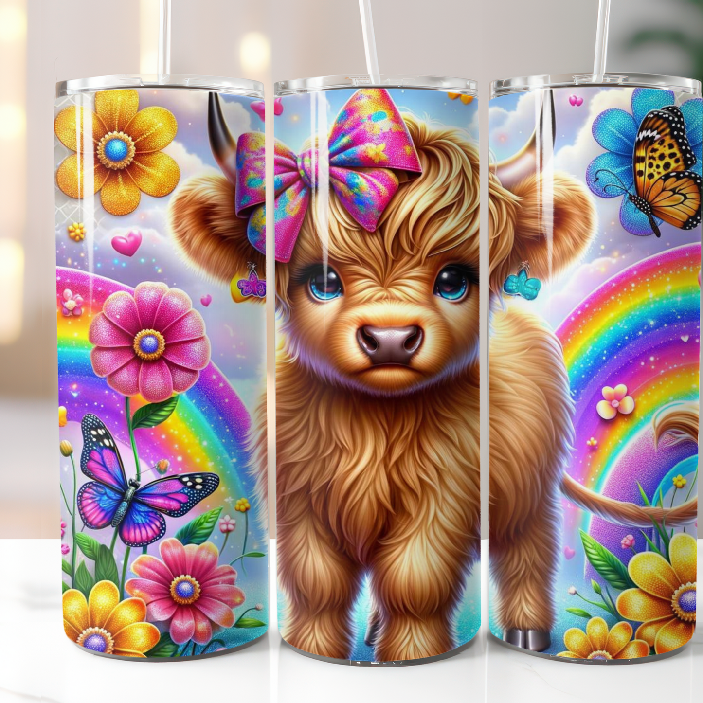 Highland Cow, Sublimation Prints