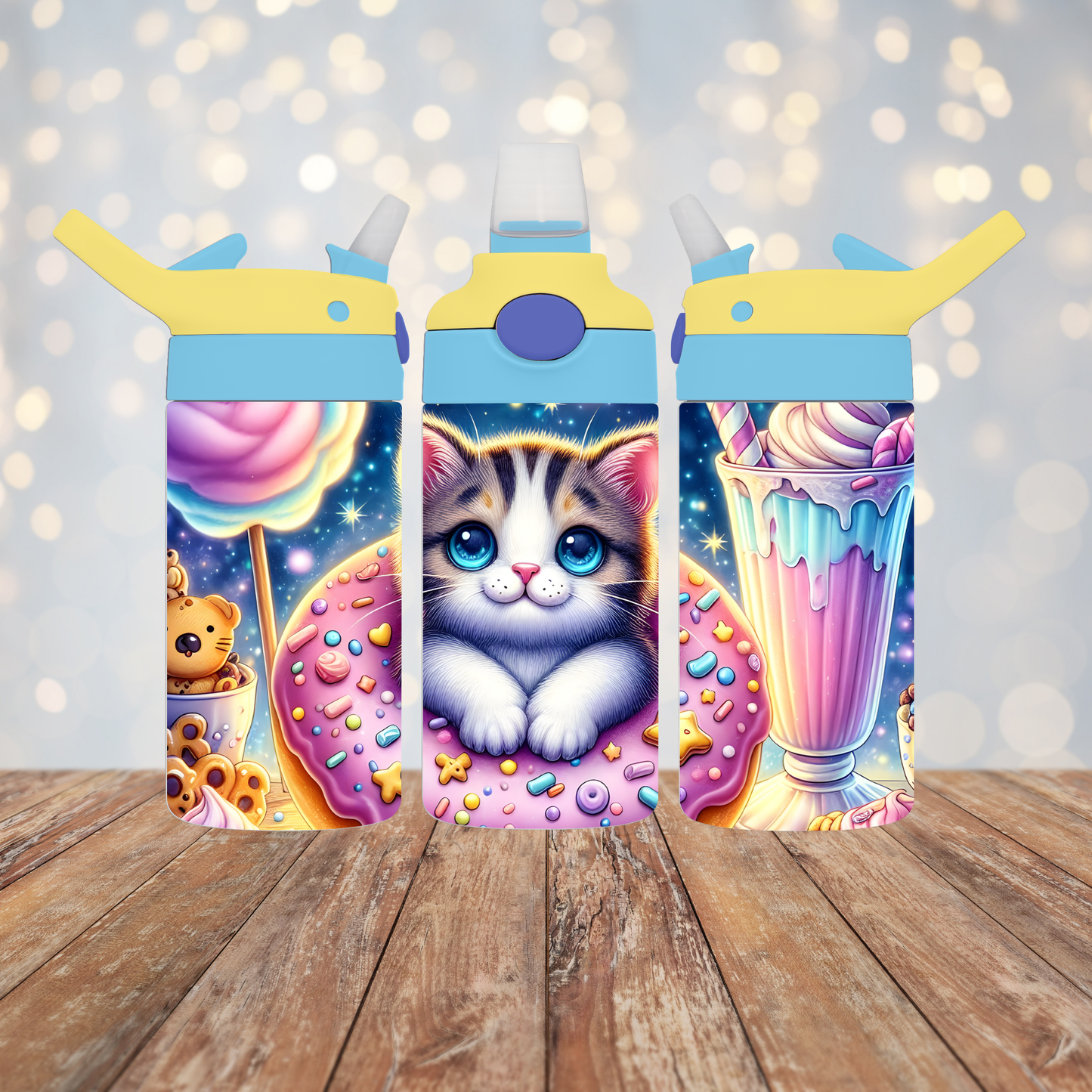 Kitten and Doughnut Sublimation Transfer