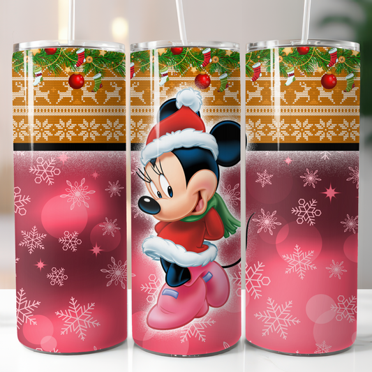 Disney Christmas, Sublimation, Ready to Print, Ready To Press, Print Out Transfer, 20 oz, Skinny Tumbler Transfer, NOT A DIGITAL