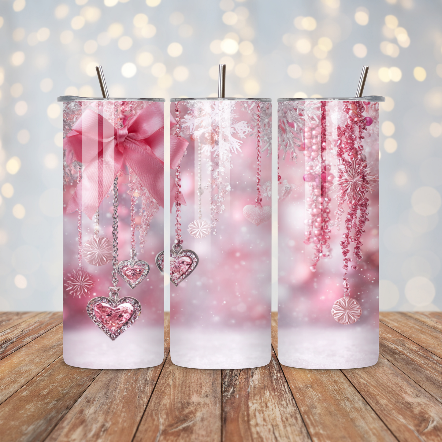 Luxury Glam Heart Sublimation Transfer