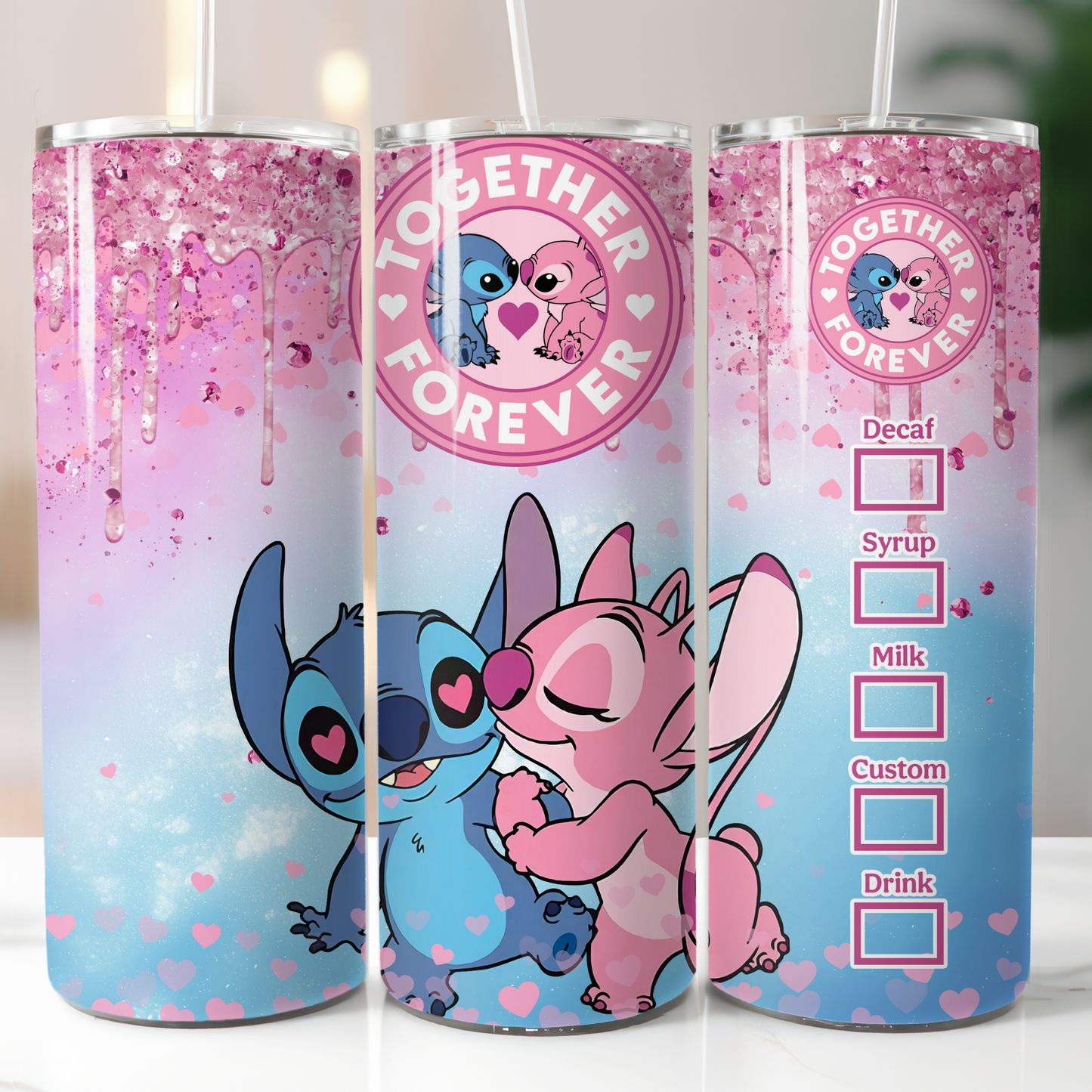 Disney Stitch, Sublimation, Ready to Print, Ready To Press, Print Out Transfer, 20 oz, Skinny Tumbler Transfer, NOT A DIGITAL