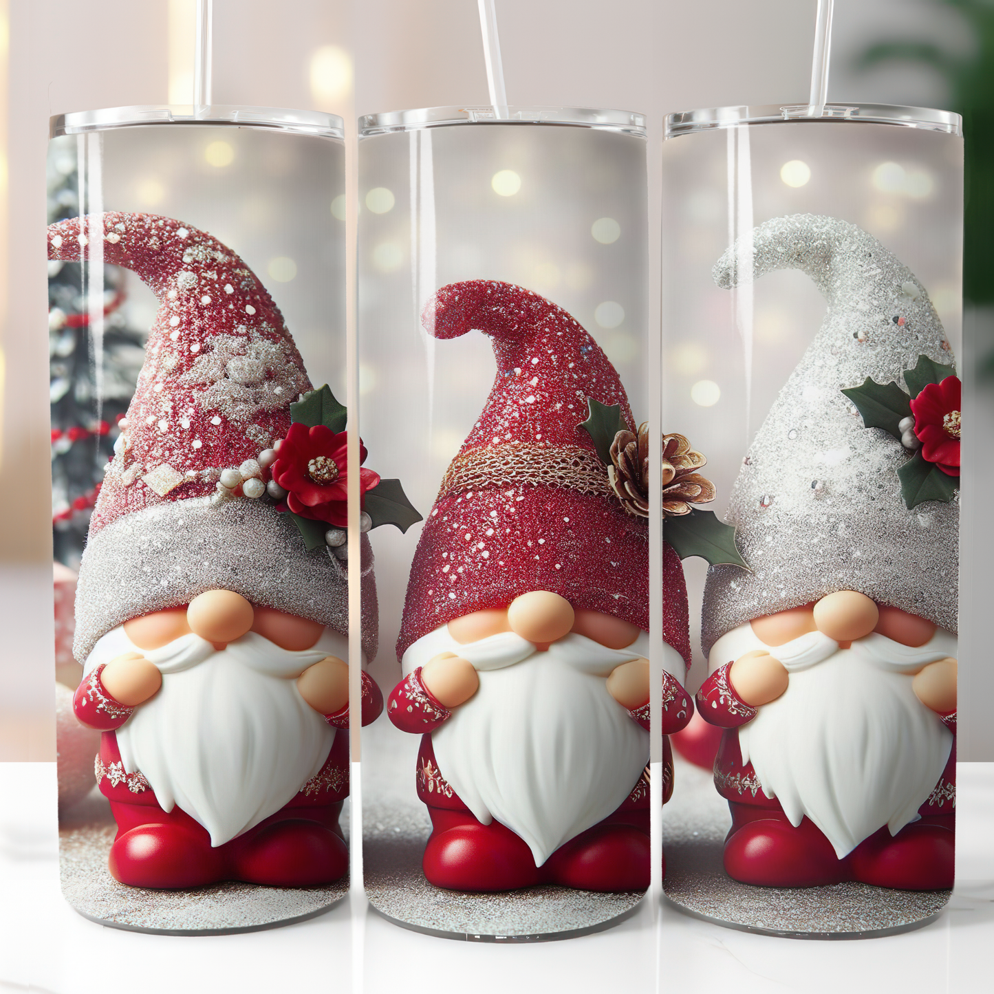 Christmas Gnomes, Sublimation Prints