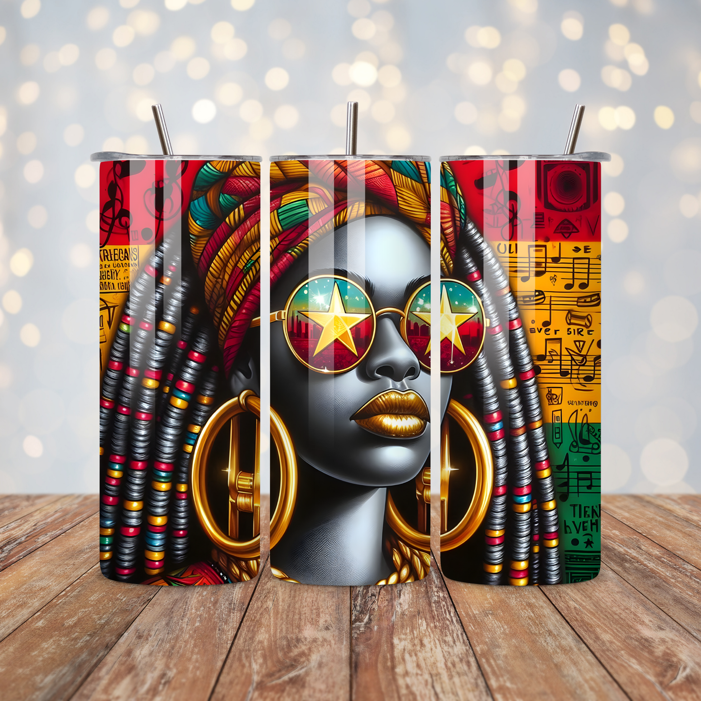 Juneteenth Woman Braids Sublimation Transfer