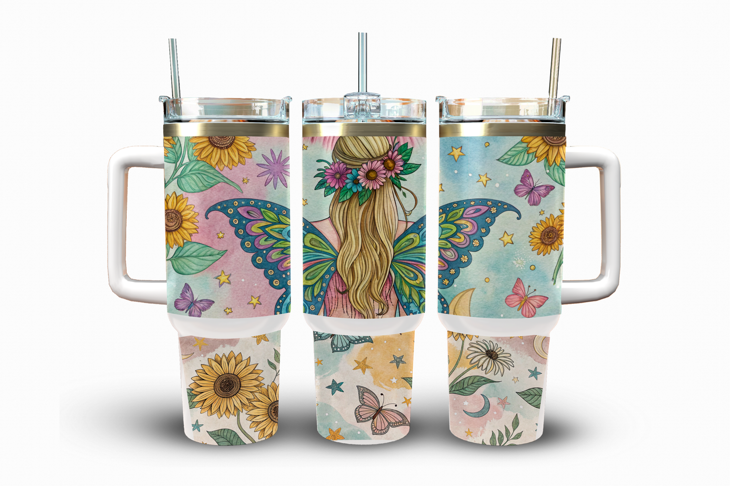 Celestial Fairy Blonde Sublimation Transfer, 40 oz.