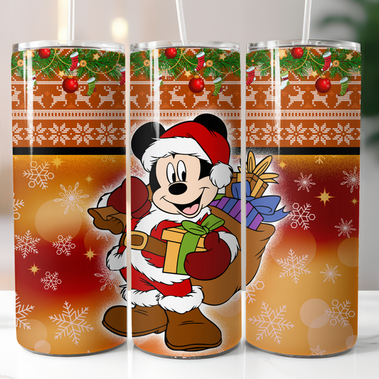 Disney Christmas, Sublimation, Ready to Print, Ready To Press, Print Out Transfer, 20 oz, Skinny Tumbler Transfer, NOT A DIGITAL