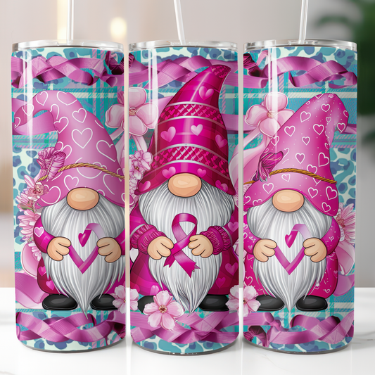 Breast Cancer Gnomes, Sublimation Transfer