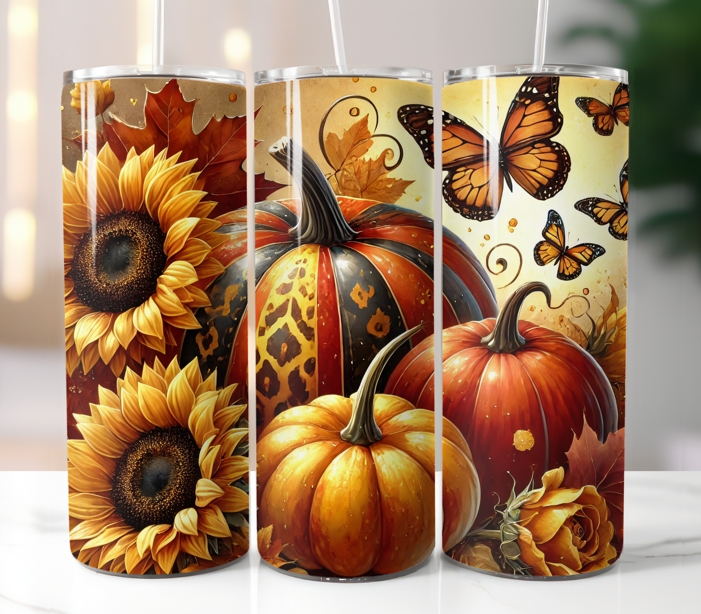 Fall Pumpkins, Sublimation Prints