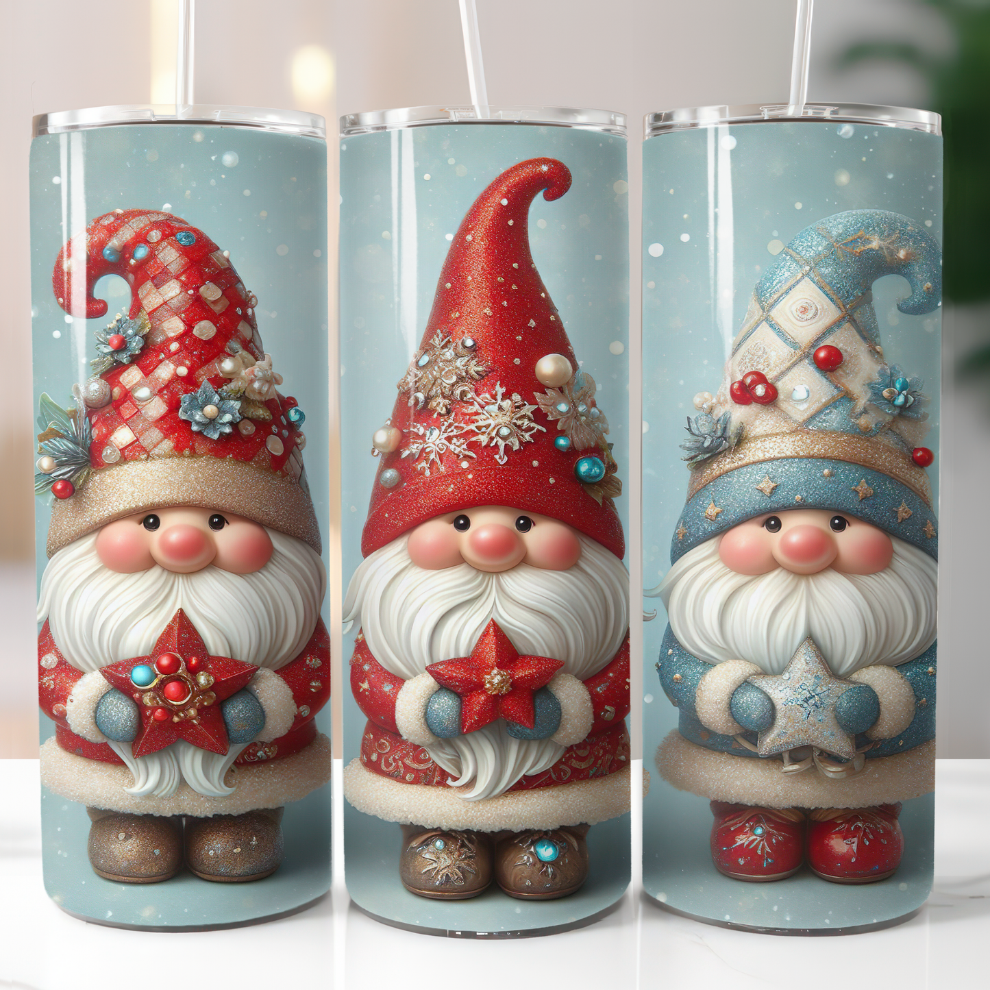 Christmas Gnomes, Sublimation Prints