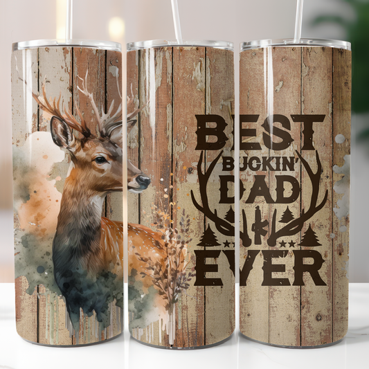 Best Buckin Dad, Sublimation Transfer