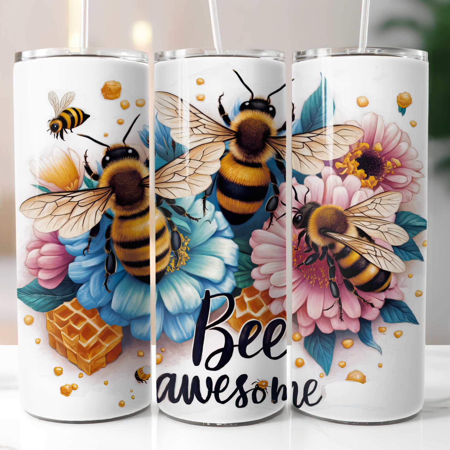 Bee Awesome, Sublimation Transfer