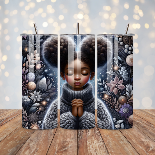 Beautiful Black Child Sublimation Transfer