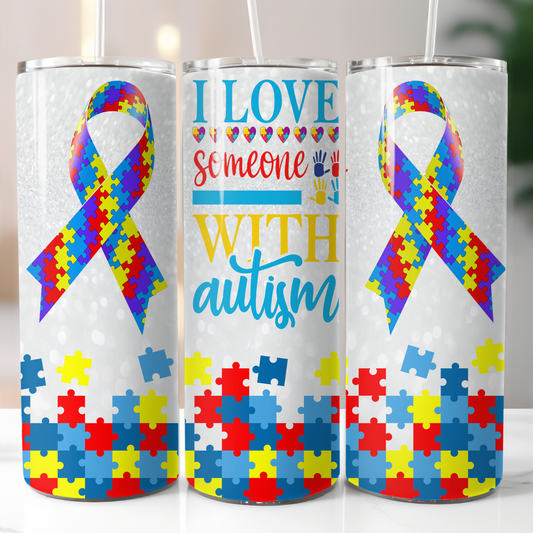 Love Autism, Sublimation Transfer