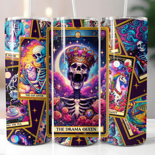 Drama Queen Tarot Cards, Sublimation Transfer