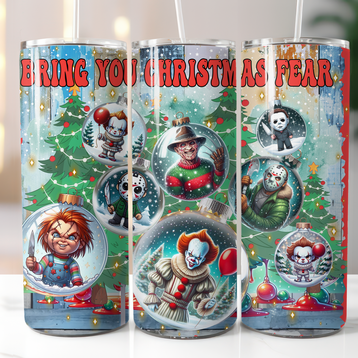 Horror Christmas Sublimation Transfer