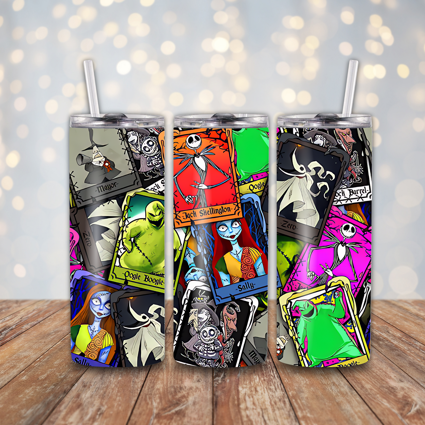 Nightmare Before Christmas Tarot Cards Sublimation Transfers