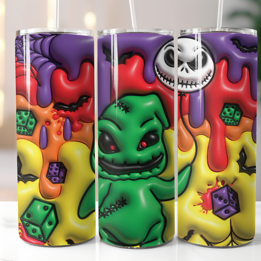 Oogie Boogie, Sublimation, Ready to Print, Ready To Press, Print Out Transfer, 20 oz, Skinny Tumbler Transfer, NOT A DIGITAL