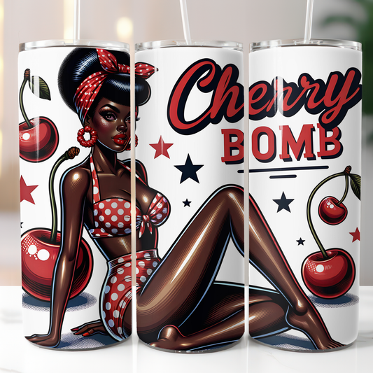 Cherry Bomb Black Woman